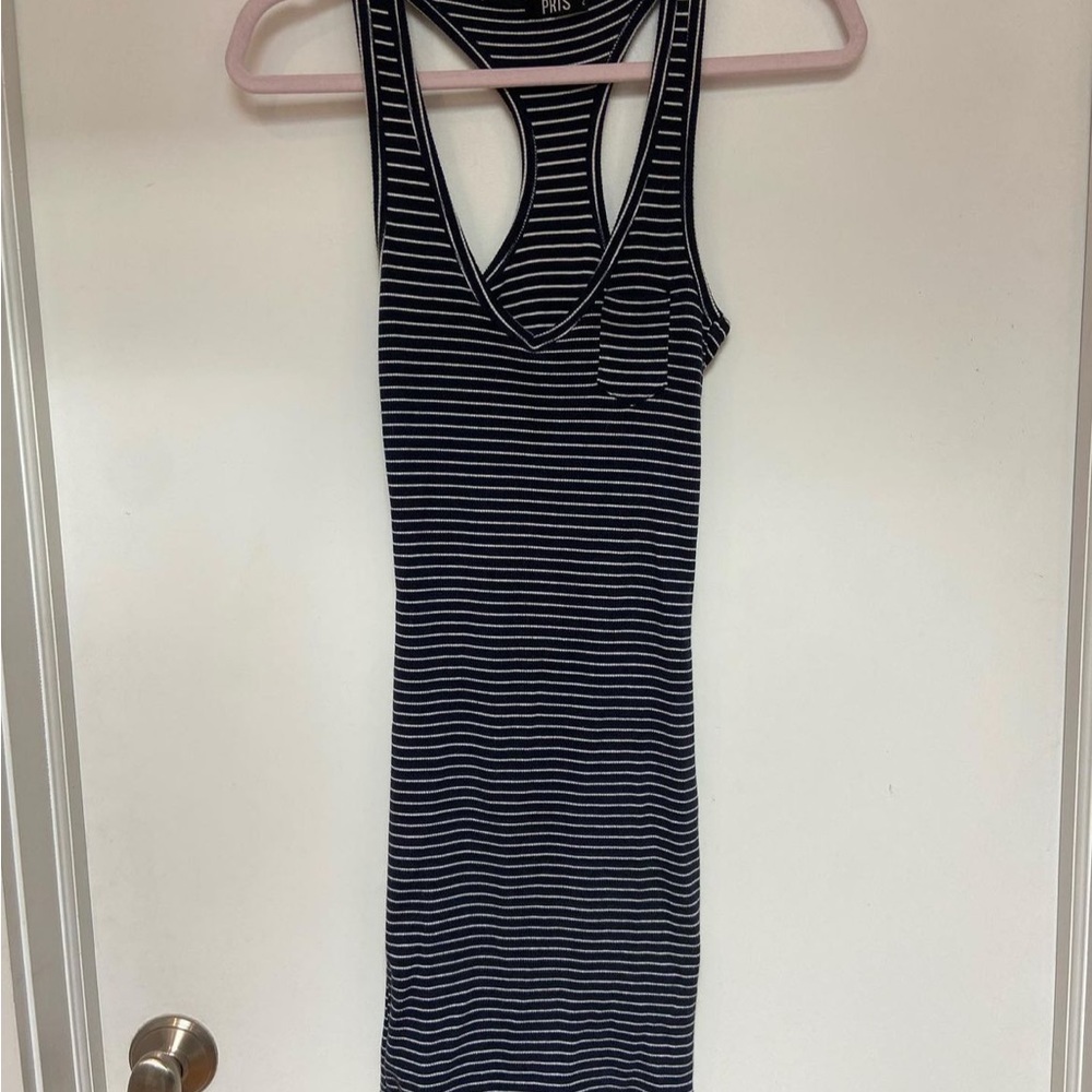 Stripped mini dress